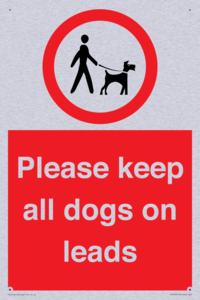 Please keep all dogs on leads